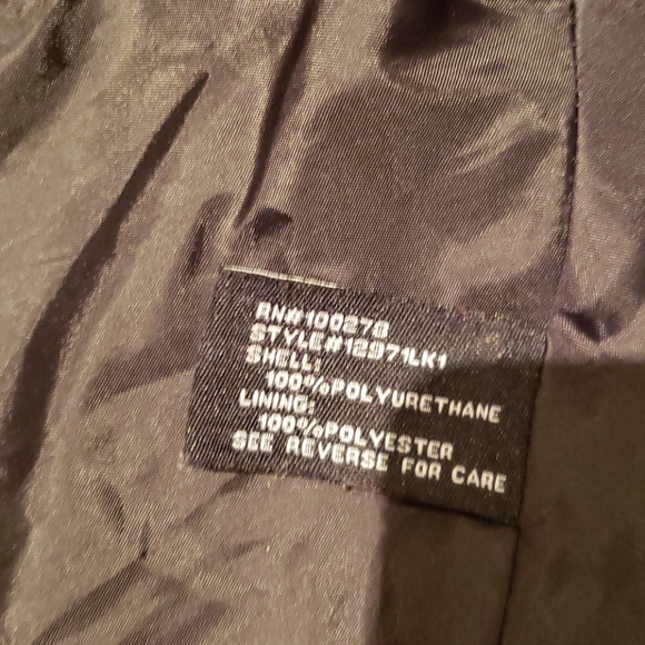 Last Kiss Faux Leather Top, Sz M - Picture 5 of 8